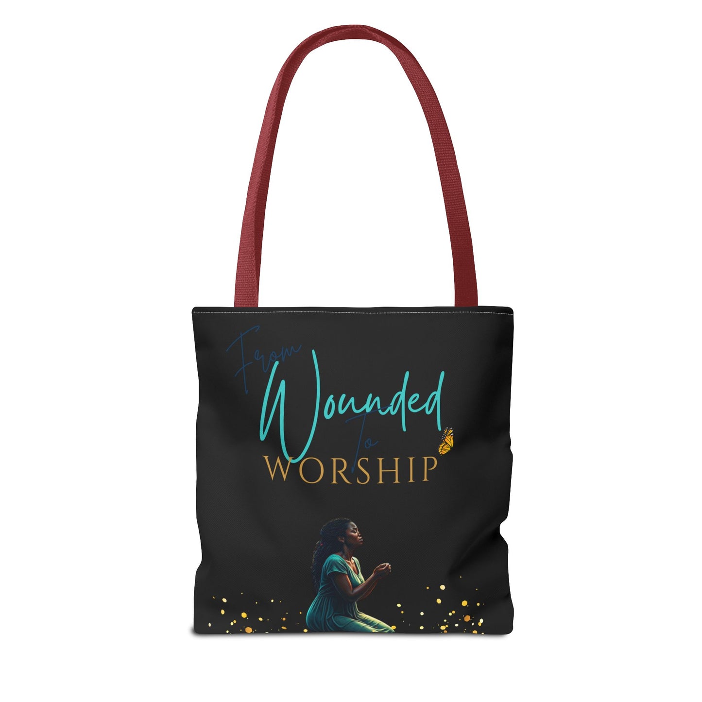 "Wounded to Worship" Tote Bag