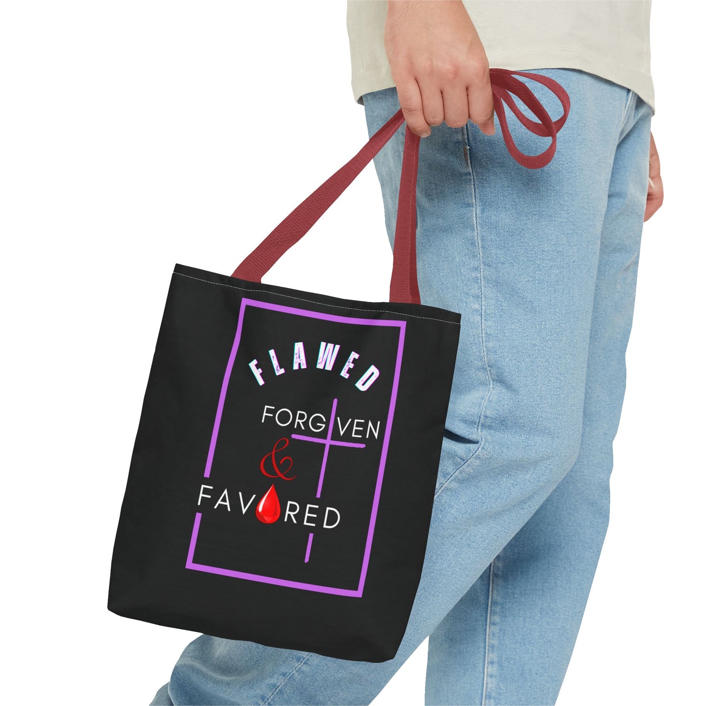 "Flawed and Forgiven "Tote Bag