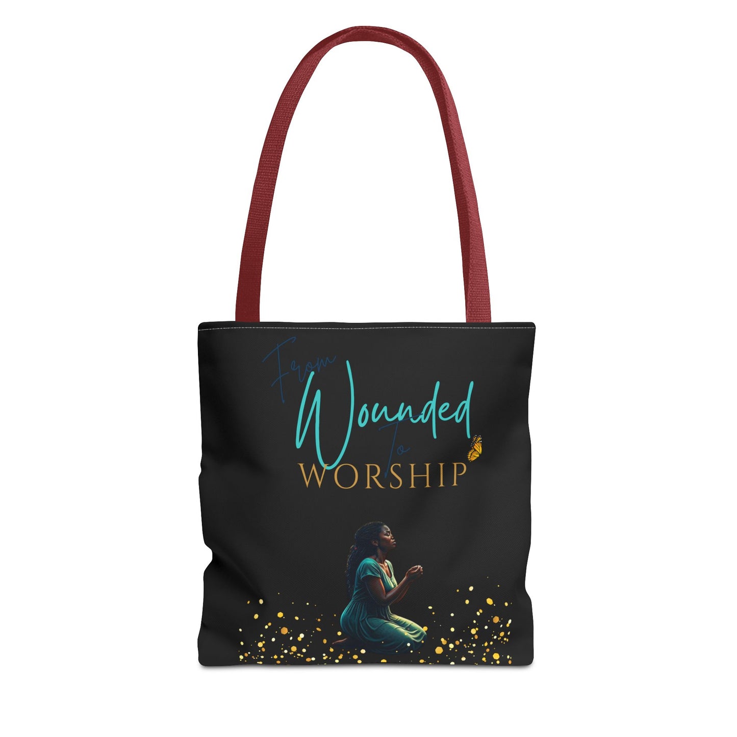 "Wounded to Worship" Tote Bag