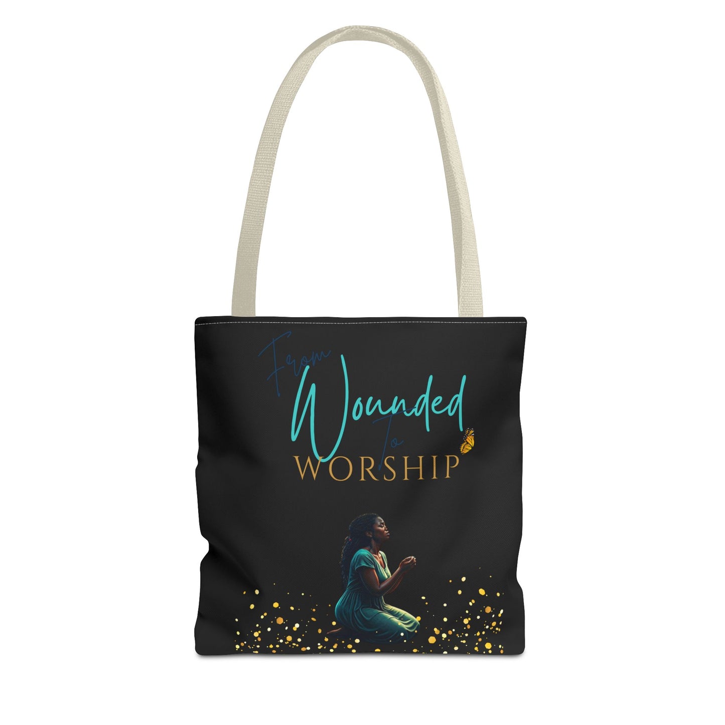 "Wounded to Worship" Tote Bag