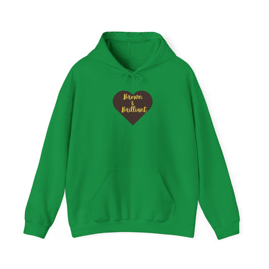 "Brown and Brilliant" Hooded Sweatshirt