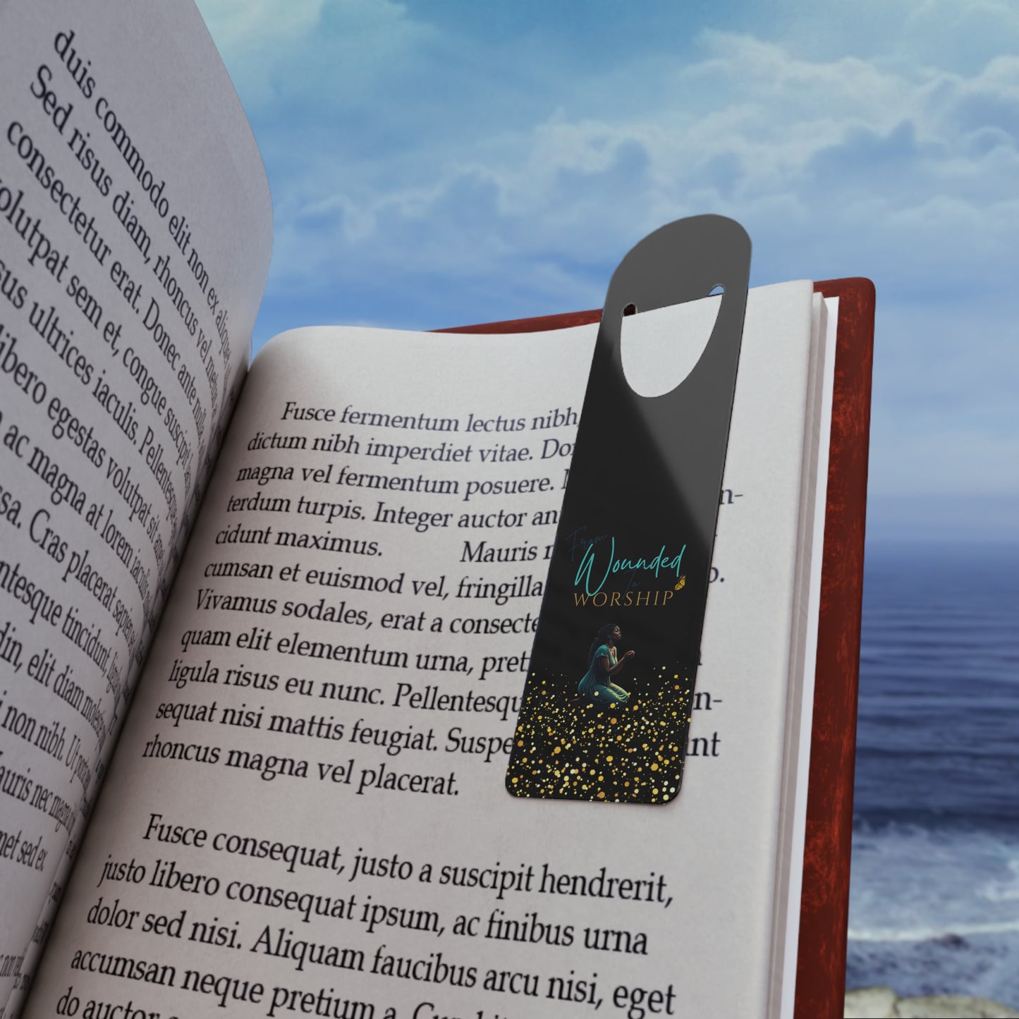 "Wounded to Worship" Bookmark