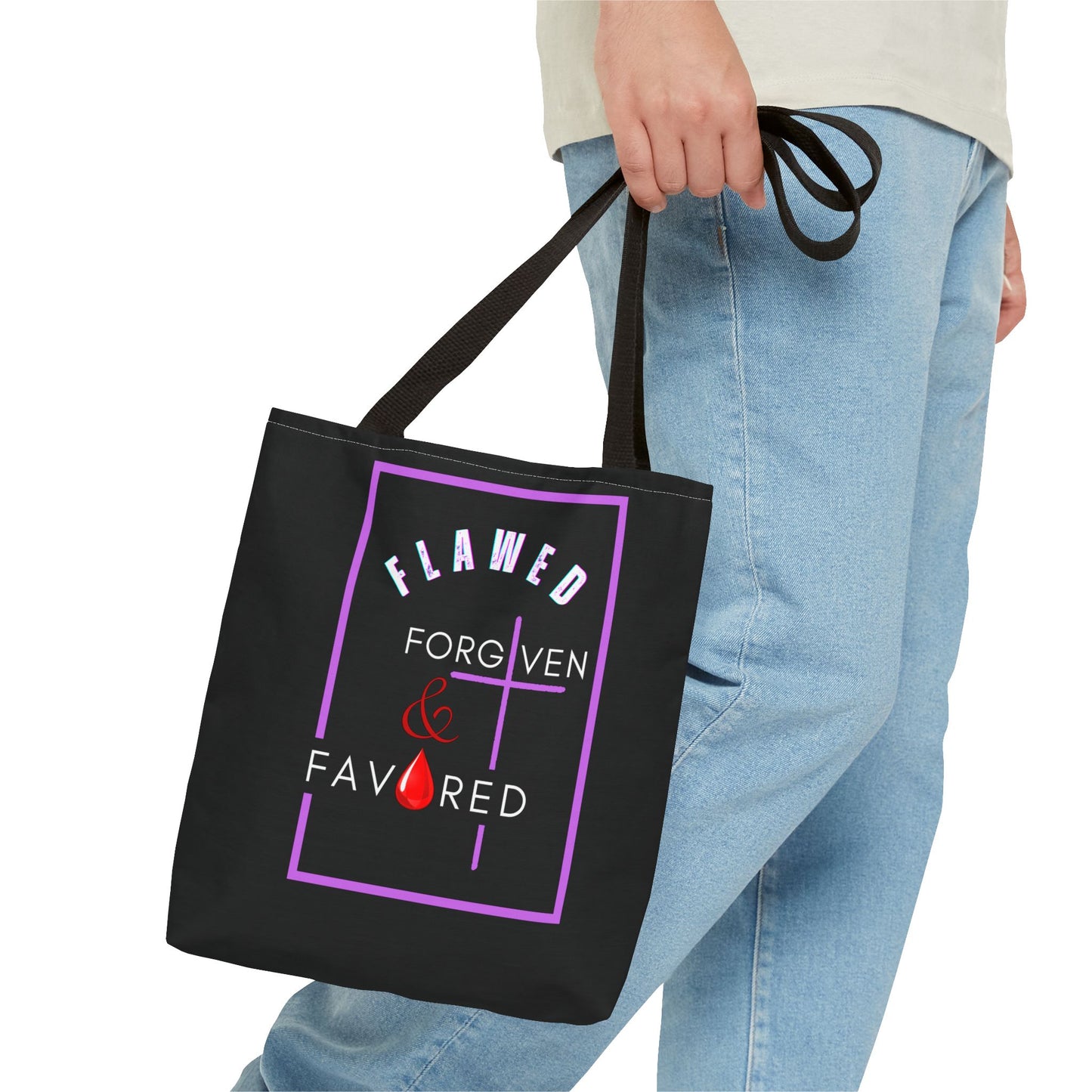 "Flawed and Forgiven "Tote Bag