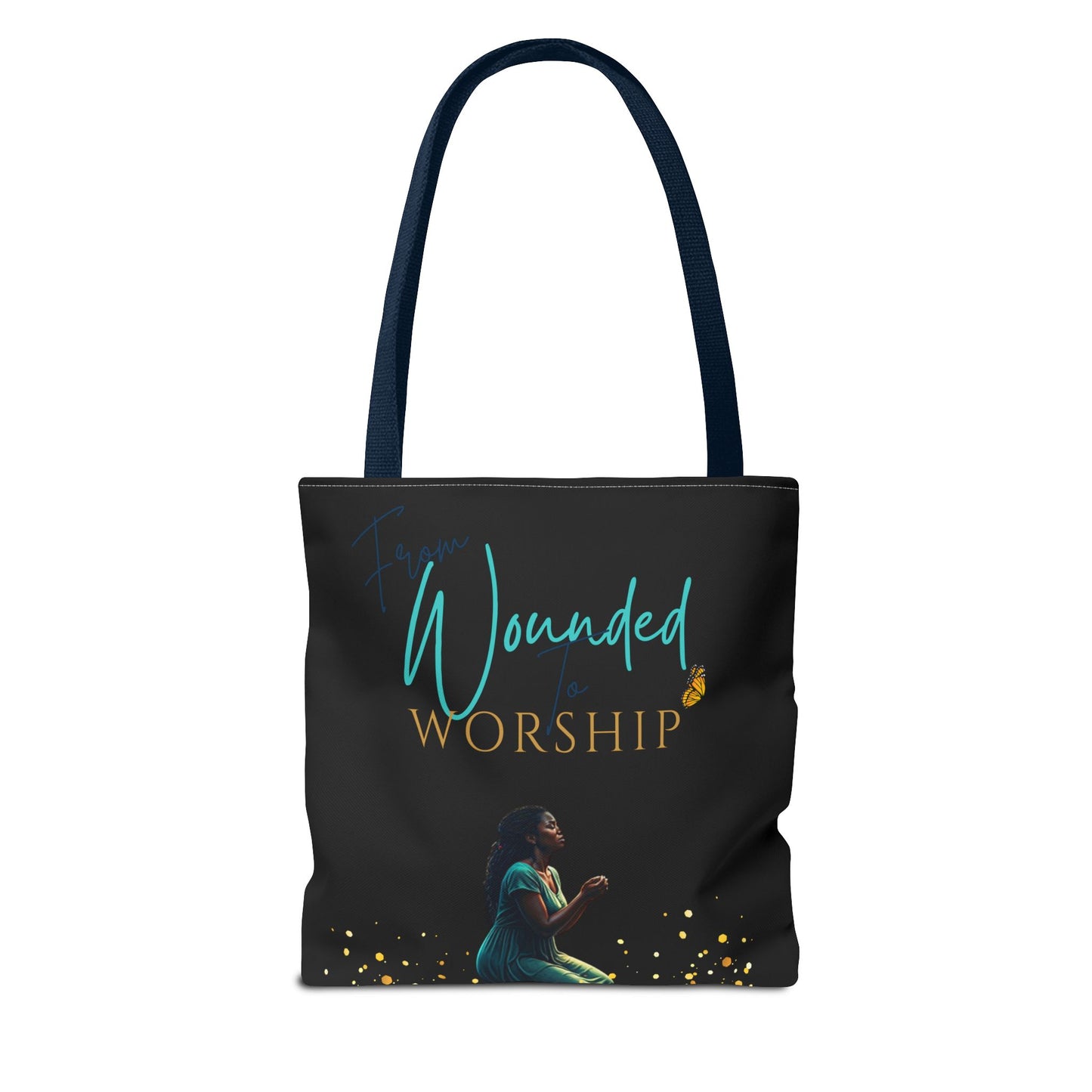 "Wounded to Worship" Tote Bag