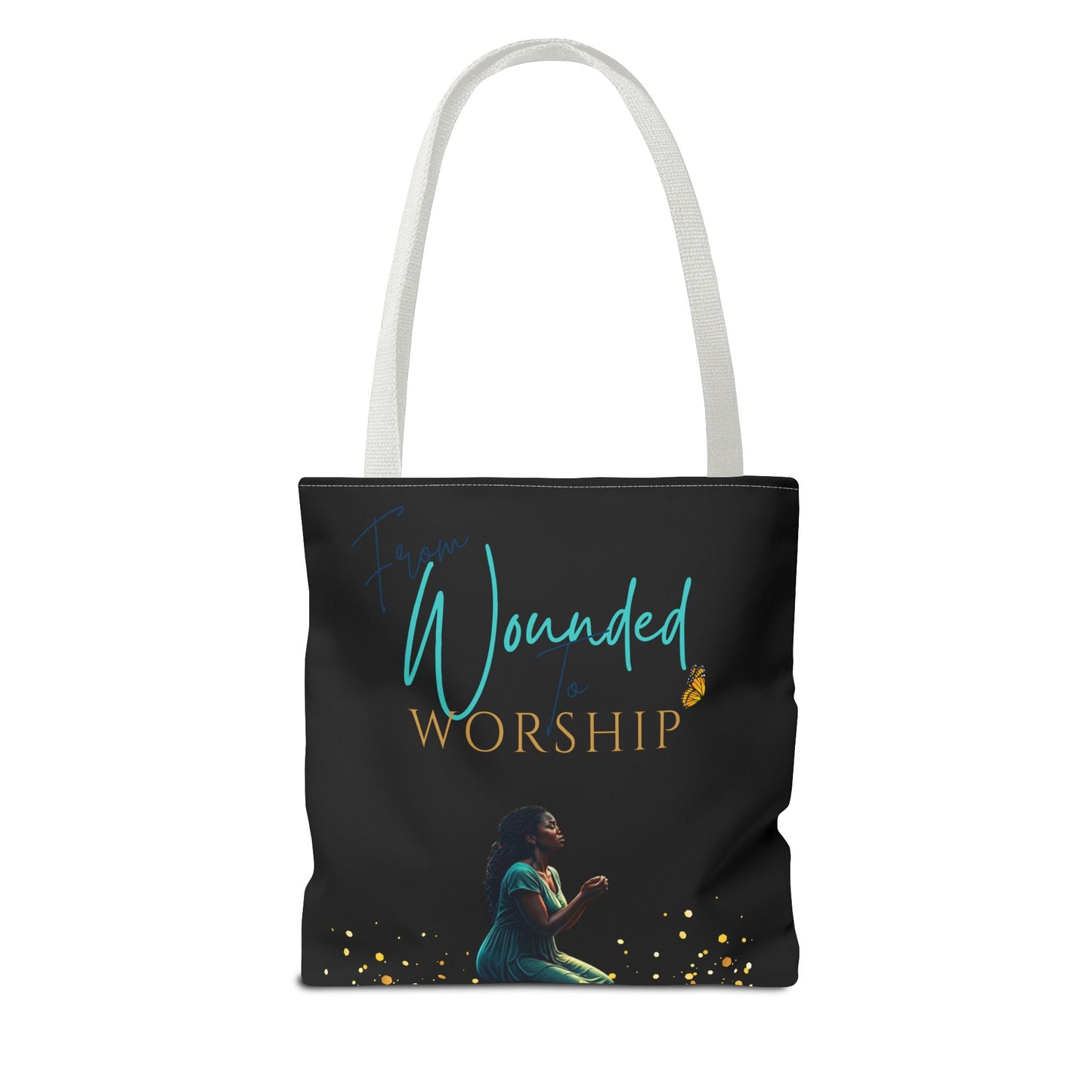 "Wounded to Worship" Tote Bag