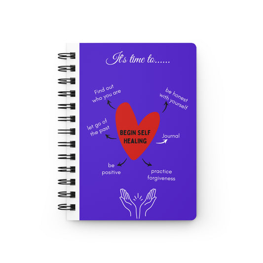 Purple Self Healing Journal